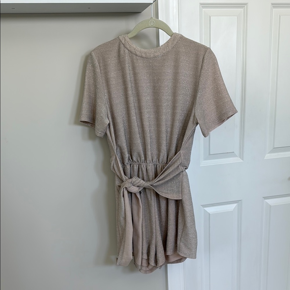 Sabo Skirt Shimmering Beige Romper